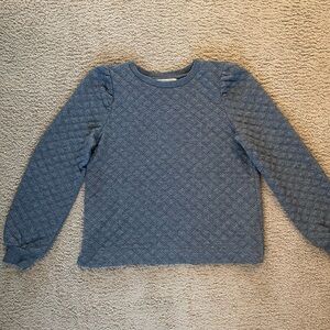 Loft Lightweight Quilted Sweatshirt